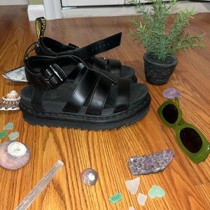 Dr. Martens Black Women's Sandals